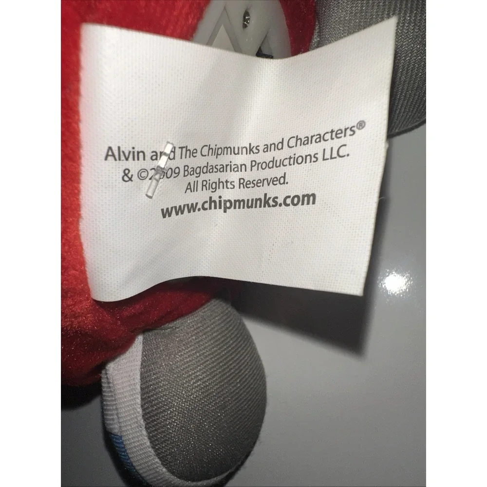 Alvin & the Chipmunks Plush w/Microphone Sings Christmas Music Animatronic 2009
